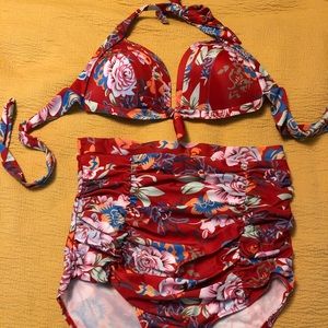 Ladies 2 piece swimsuit